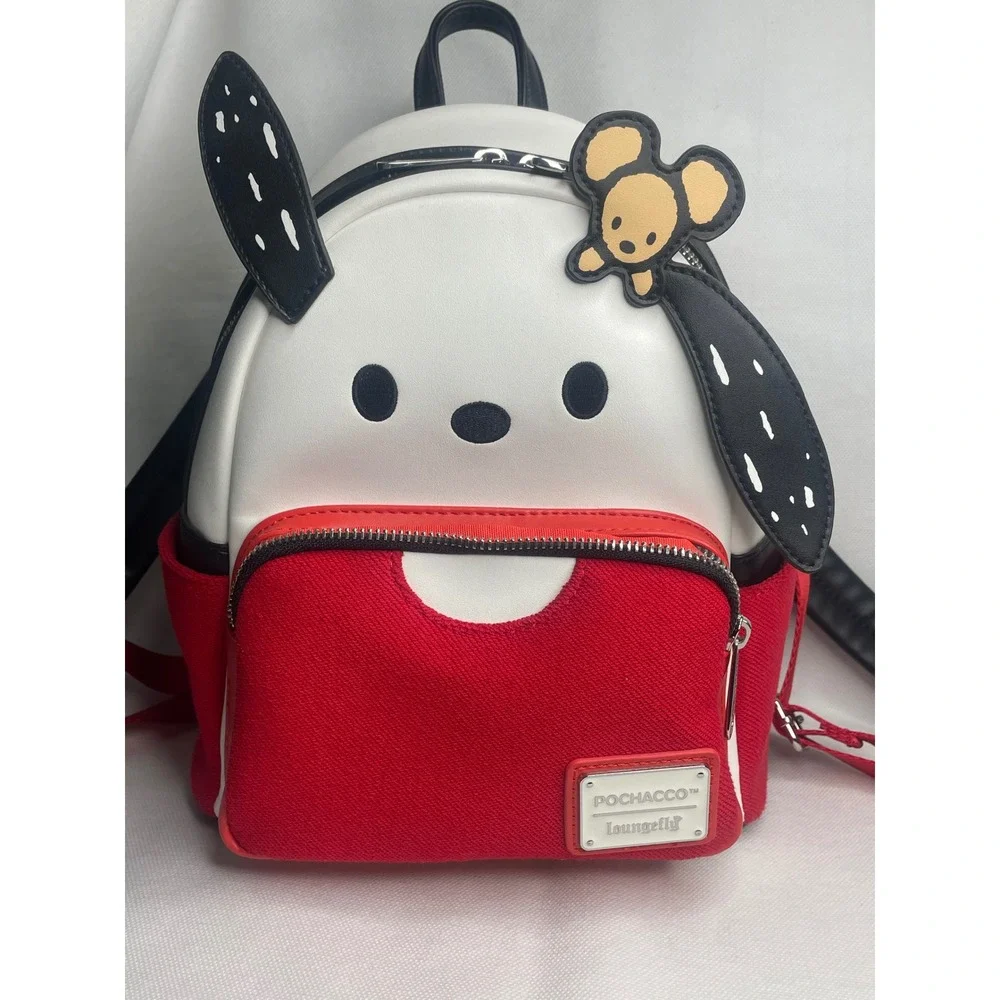 Loungefly Sanrio Pochacco Red Backpack Black Exclusive BoxLunch Hello Kitty Bag